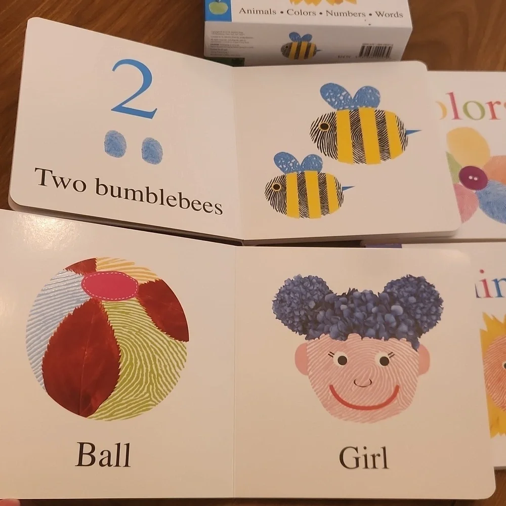 Alphaprints Kids Board Books Set of 4